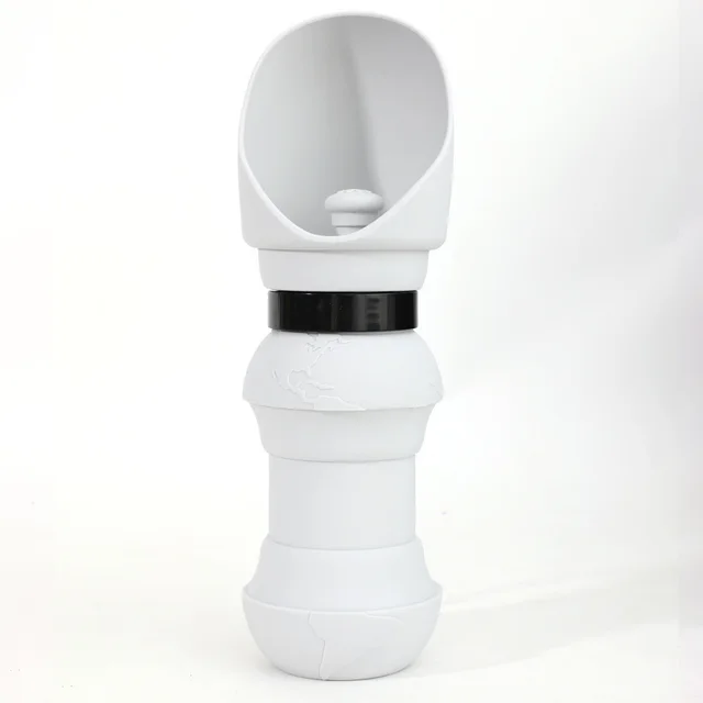 New Portable Silicone Folding Cups Gray 550Ml - Shop at LoveMi