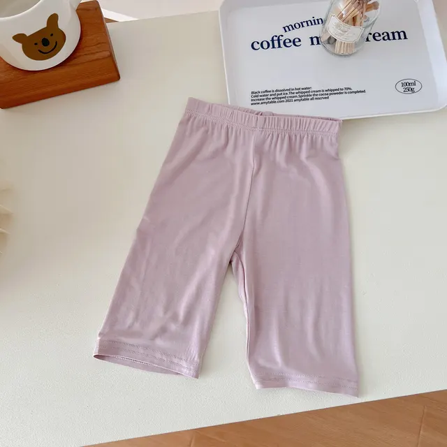 Thin Girls' Shorts Ice Silk Safety Pants Children Pink - Shop at LoveMi
