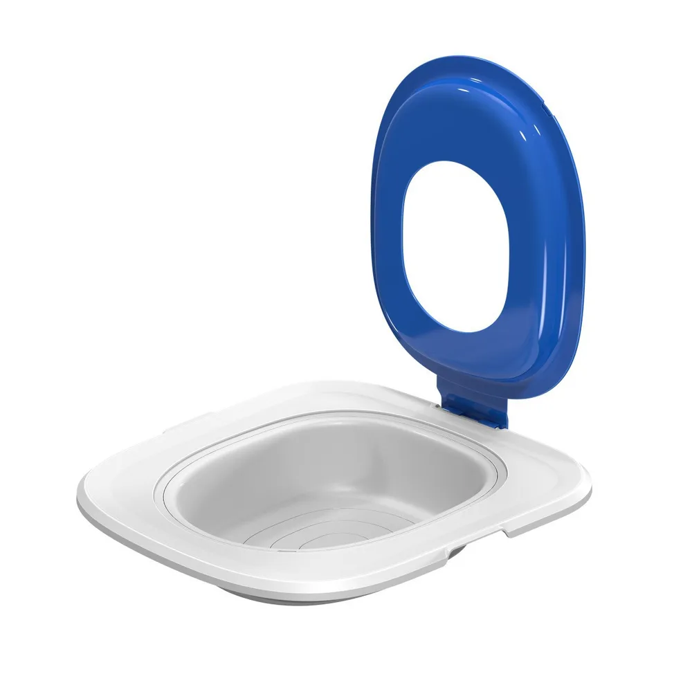 Fifth Generation Cat Toilet New Shape Trainer Toilet Cat Toilet Mat - Blue
