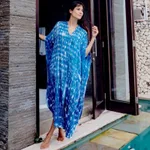 Vacation Robe Sun Protection Clothing Cardigan Beach Jacket Bikini Cover-up Swimsuit Blouse - Zs165110-Average Size