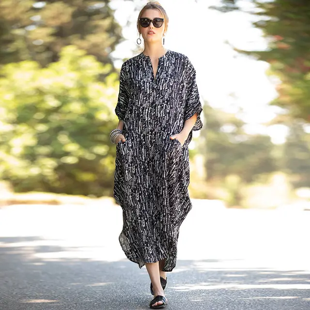 Vacation Robe Sun Protection Clothing Cardigan Beach Jacket Bikini Cover up Swimsuit Blouse Zs180520 - Shop at LoveMi