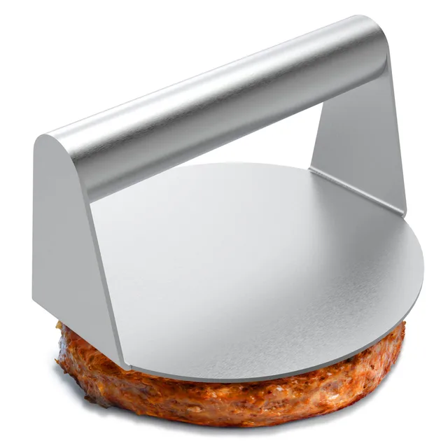 Stainless Steel Hamburger Meat Pressing Machine Round Hamburger Pressing Machine Kitchen Tools Round 2.0Thick 304 - Shop at LoveMi