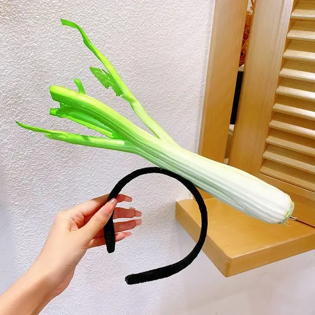 Large Radish Cabbage Vegetable Headband Headdress For Taking Photos New Celery - Shop at LoveMi