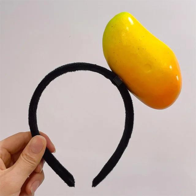 Large Radish Cabbage Vegetable Headband Headdress For Taking Photos New Mango - Shop at LoveMi