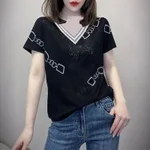 Black V Neck