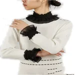A Pair Of Black Pullover Cuffs