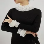 A Pair Of White Pullover Cuffs