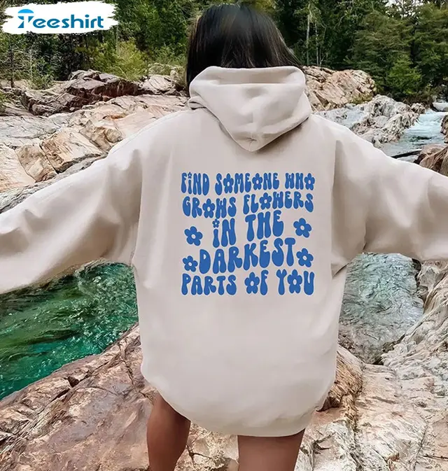 Every Thing Will Be Okay Creative Letter Hoody Female Casual Pocket Hoodie Fashion Loose Clothes Warm Comfortable Pullover Apricot 3 - Shop at LoveMi