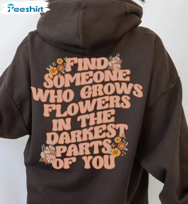 Every Thing Will Be Okay Creative Letter Hoody Female Casual Pocket Hoodie Fashion Loose Clothes Warm Comfortable Pullover Dark Coffee Color Sweater - Shop at LoveMi