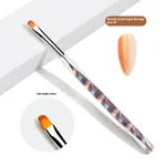Ribbon Painted Nail Brush 07