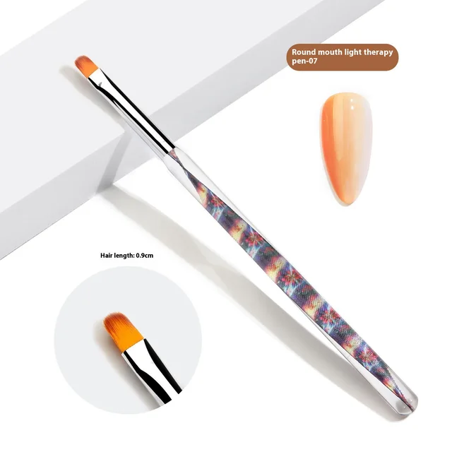 Crystal Acrylic Transparent Ribbon Nail Brush Suit Ribbon Painted Nail Brush 07 - Shop at LoveMi