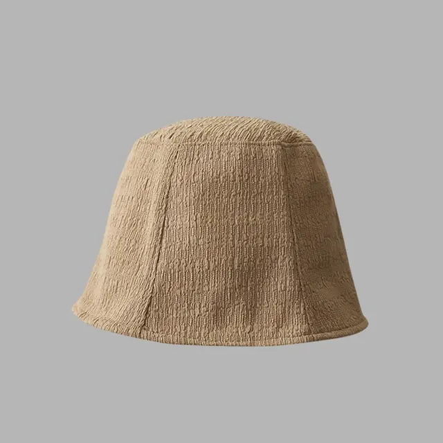 Korean Style Girl Cute Narrow Brim Bucket Hat Girls Summer Khaki - Shop at LoveMi