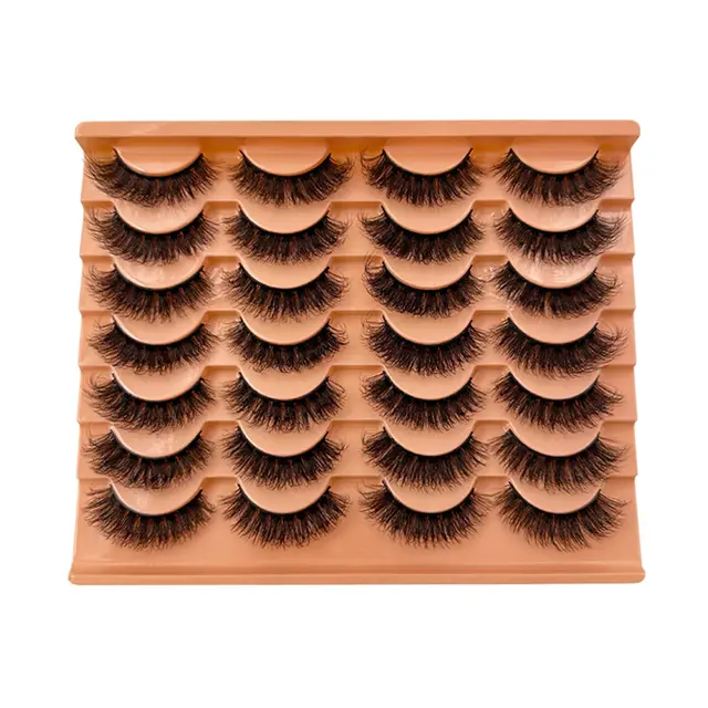 False Eyelashes 14 Pairs Natural Simulation Thick Curl Long Lzdd14 - Shop at LoveMi