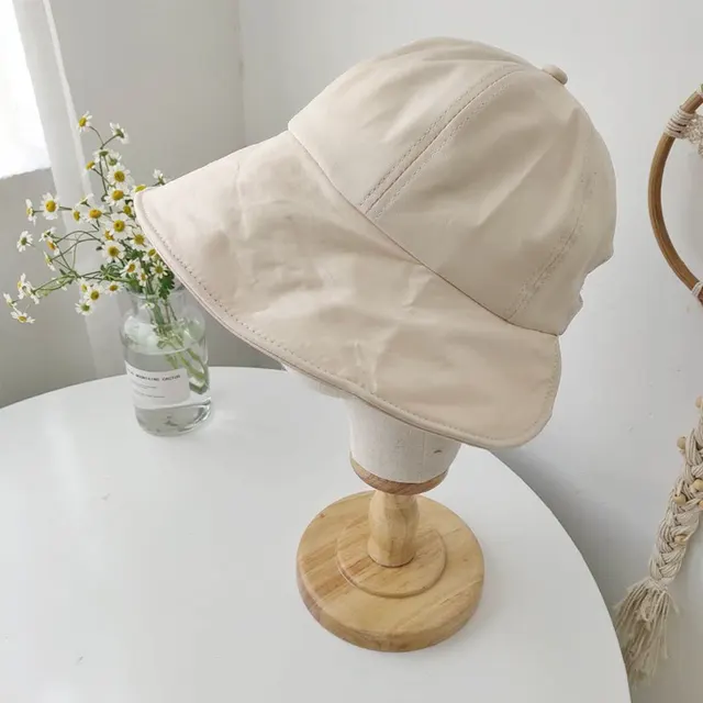Women's Versatile Sun Protection Can Tie Ponytail To Cover Face Peaked Cap Beige - Shop at LoveMi