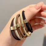 Durable Headband For Women Highly Elastic Rubber Band - Simple Headband 5 Pieces