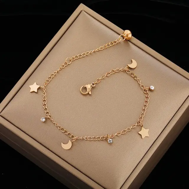 Star Moon Bracelet Women's Simple Design Bracelet - Shop at LoveMi