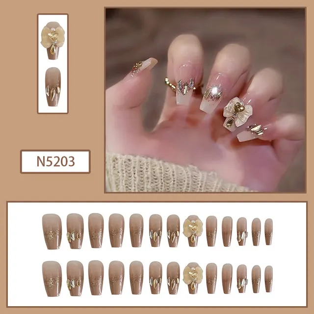 Women's Fashion Personality Butterfly Wear Nail Tip N5203 Glue Type - Shop at LoveMi