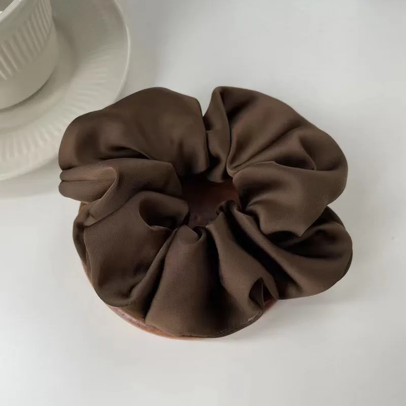 Advanced Sense Simple Graceful Hair Ring Deep Coffee - Shop at LoveMi