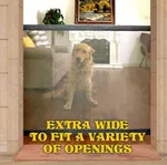 Portable Folding Isolation Pet Dog Fence - 180X72Cm
