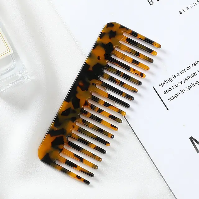 Anti static Marbling Color Comb Hawksbill Color Hair Comb - Shop at LoveMi