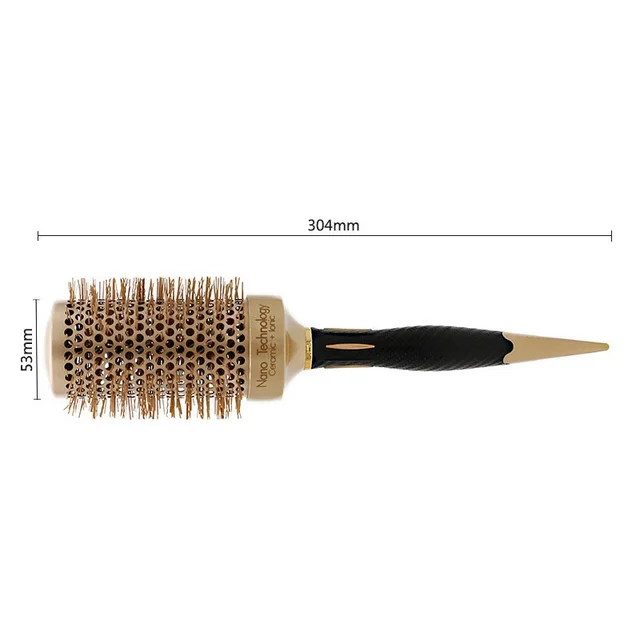 Pig Mane Thermal Conductive Air Ceramic Aluminum Tube Rolling Comb 53Mm - Shop at LoveMi