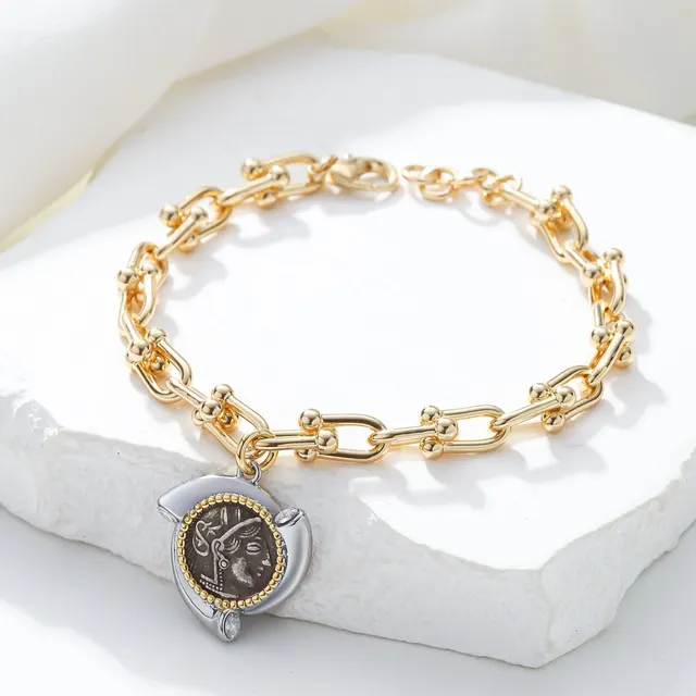 Niche Retro Court Bracelet Inlaid With Zircon Sl7360 - Shop at LoveMi
