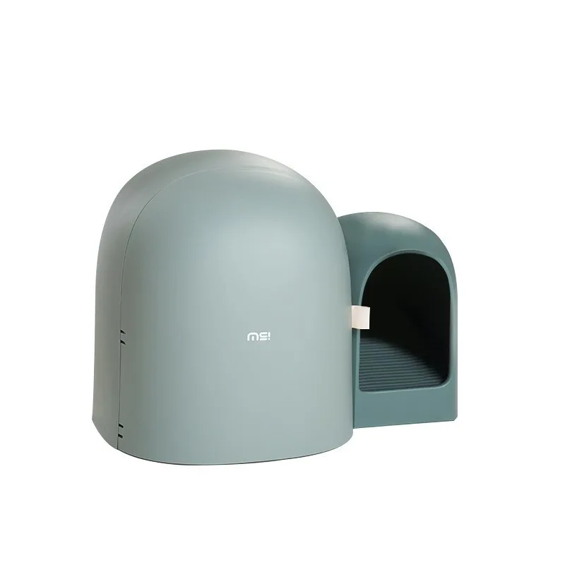 Creative Fully Enclosed Oversized Cat Litter Box Moss Green - Shop at LoveMi