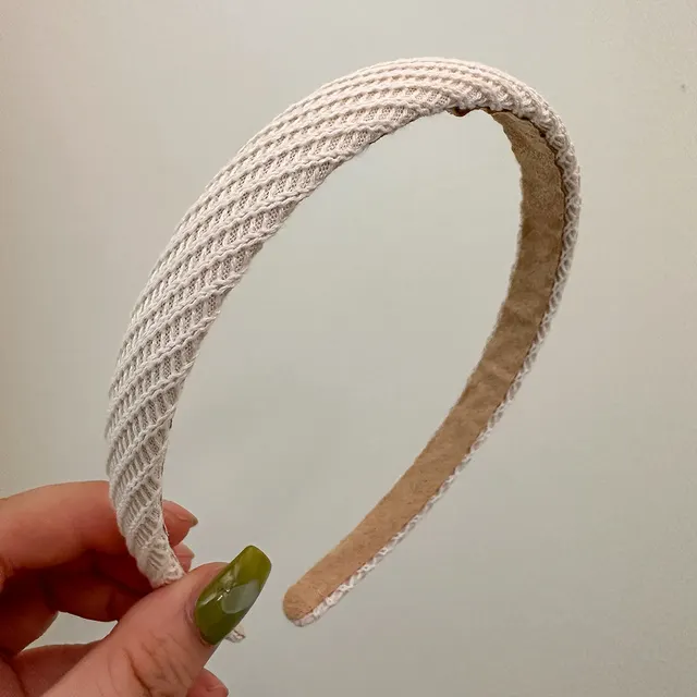 Temperament Wild Gentle And Younger Headband Hairpin Hair Ornaments Beige - Shop at LoveMi