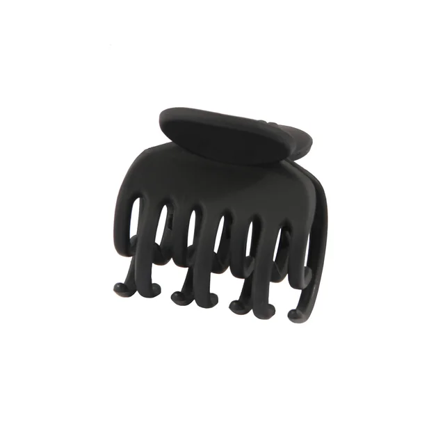 Simple Frosted Small Jaw Clip 4Cm Claw Black - Shop at LoveMi