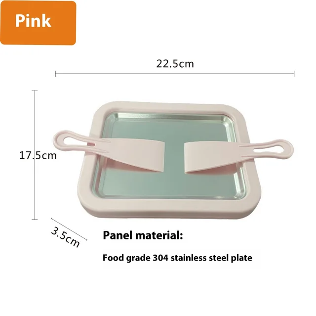 Fried Ice Machine Small Household Pink 304 Stainless Steel - Shop at LoveMi