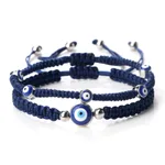 Blue Silver Copper Bead