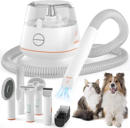 Multifunctional Pet Hair Conditioner Dog Vacuum Suit Orange - Shop at LoveMi