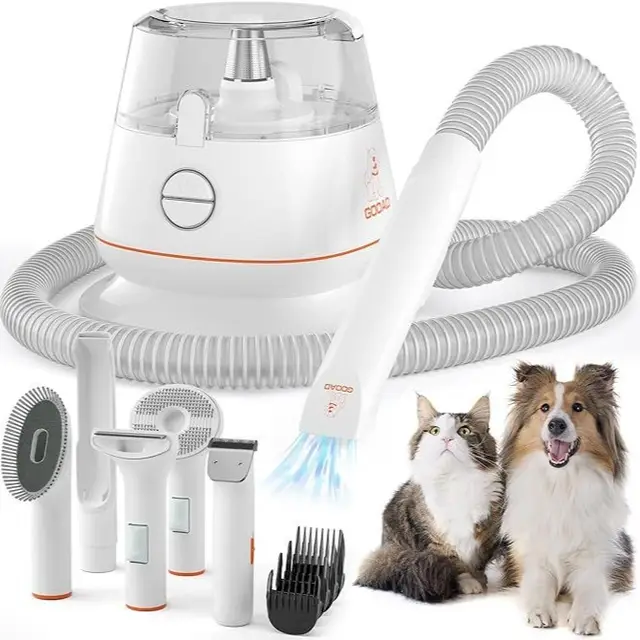 Multifunctional Pet Hair Conditioner Dog Vacuum Suit Orange - Shop at LoveMi