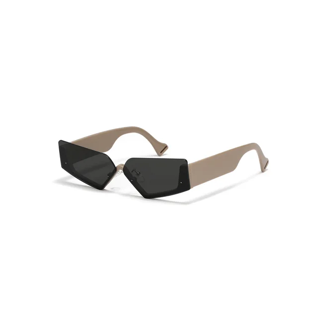 Frameless Cats' Eye Sunglasses Women Mocha Color - Shop at LoveMi