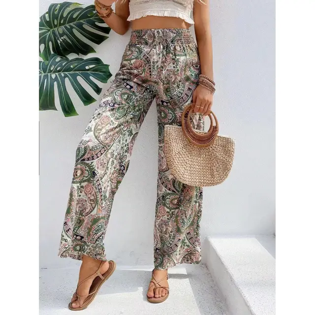 All matching Casual Beach Pants For Women Apricot - Shop at LoveMi