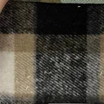 Plaid Woolen Skirt For Children - Black