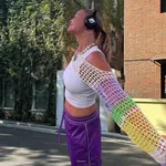 Cross Border Clothing Hand Crochet Sweater - Color