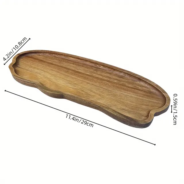 Creative And Minimalist Home Irregular Lovewood Tray Camel - Shop at LoveMi