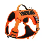 Pet Vest Reflective Dog Hand Holding Rope Explosion-proof Dog Breast Strap - Orange - View 1