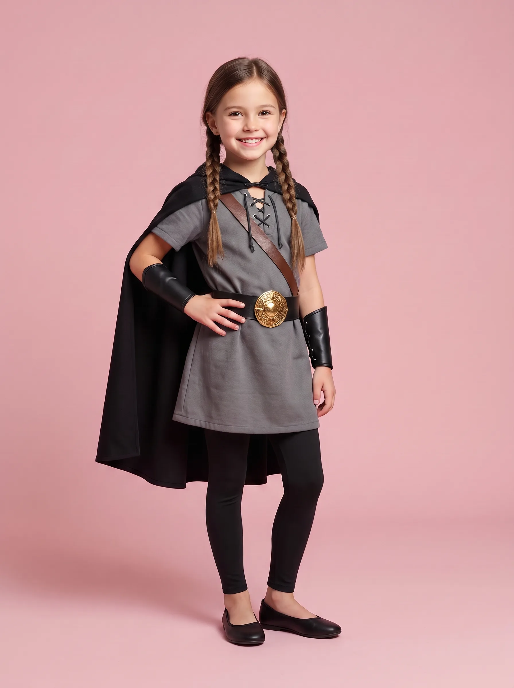 Halloween Cosplay Female Archer Costume Set - Children L