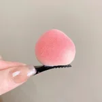 Peach Barrettes