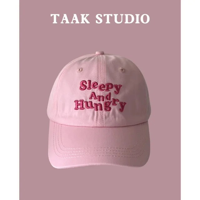 Color White Hat Female RaspberryBaseball Cap Sleep Pink - Shop at LoveMi