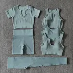 Gray Blue Six Pieces