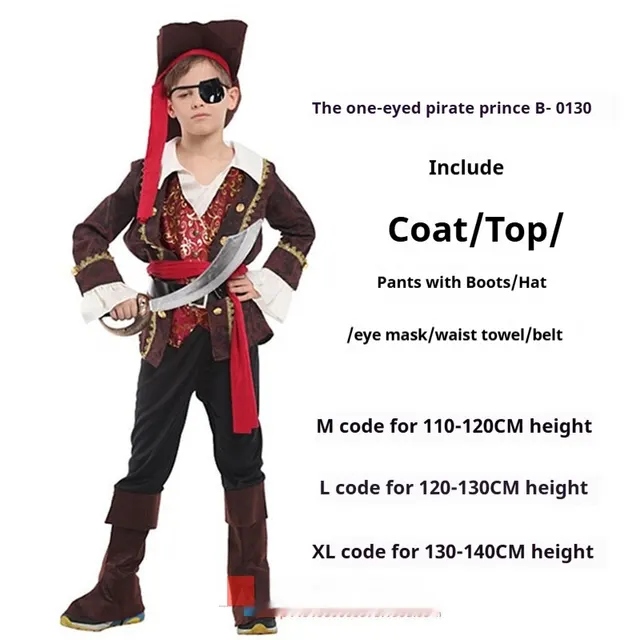 Adult Men's And Women's Fancy Dress Ball Performance Costume Captain Costume B0130 - Shop at LoveMi