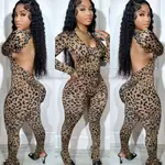 Dark Brown Leopard Print