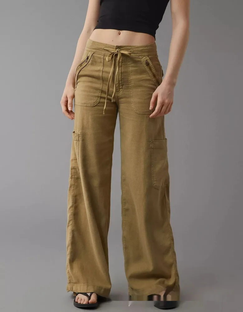 Women's Casual Versatile Solid Color Long Jeans Brown With A Yellowish Tint - Shop at LoveMi