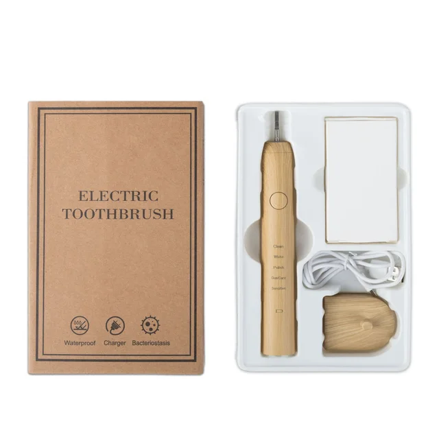 Bamboo Magnetic Levitation Environmentally Friendly Soft Bristled Electric Toothbrush Standard 2 Pieces Bruch Head - Shop at LoveMi