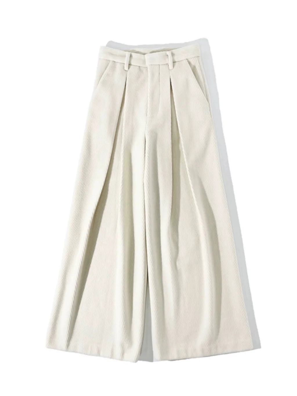 Tube Top Women's Autumn Hip-wrapped Casual Wide-leg Pants Fashion Two-piece Suit - Trousers