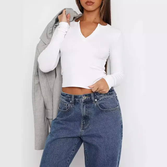 Y2g Pure Desire Style Blouse High grade Button Sweater White - Shop at LoveMi