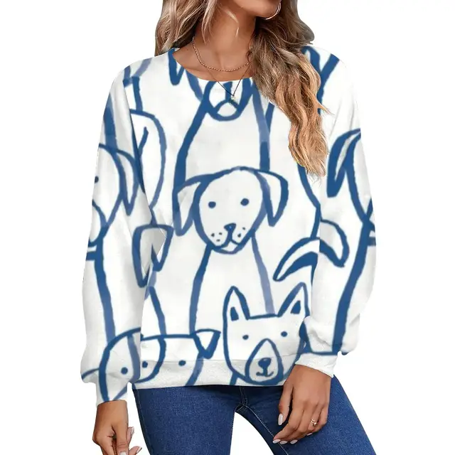 Women's Casual Personalized Trendy Digital Printed Hoodie Style6 - Shop at LoveMi